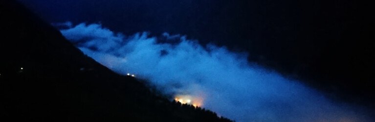 Das Pitztal kurz vor Sonnenaufgang