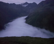Das Pitztal kurz vor Sonnenaufgang