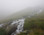 Nebel beim Pitz Alpine Glacier Trail 2022