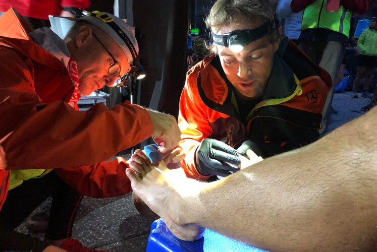 Erste-Hilfe-Einsatz der Medical Crew