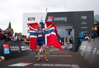 WMTRC 2023: Der alte und neue Weltmeister im Trail Short Stian Hovind Angermund aus Norwegen.