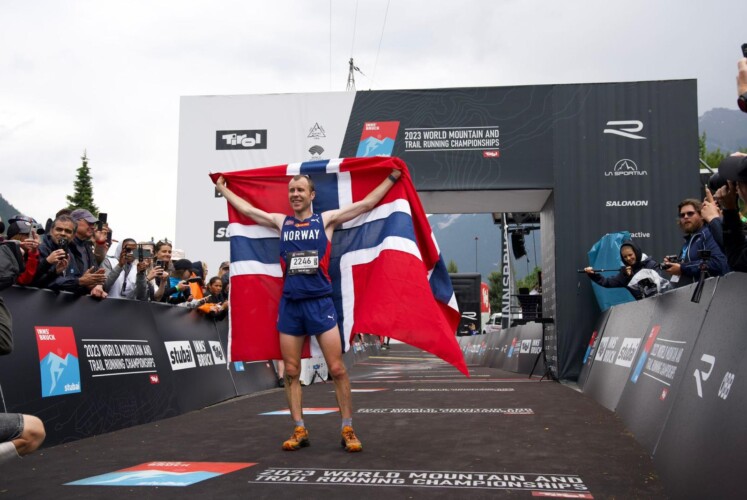 WMTRC 2023: Der alte und neue Weltmeister im Trail Short Stian Hovind Angermund aus Norwegen.