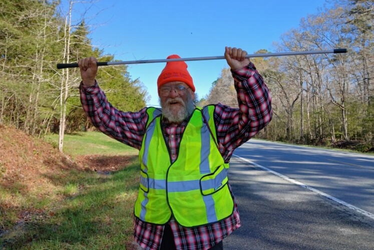 Lazarzs Lake - der Barkley Marathon Erfinder - auf seinem langen Weg durch die USA