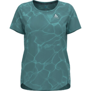 Odlo Damen Zeroweight Chill-tec Print T-Shirt