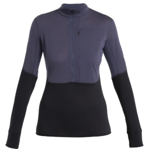 Icebreaker Damen Realfleece Descender Half Zip Longsleeve