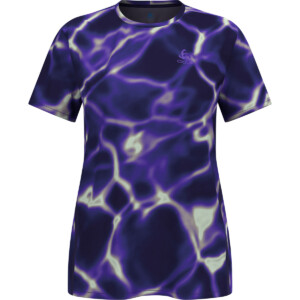 Odlo Damen Zeroweight Chill-Tec Print T-Shirt