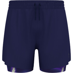 Odlo Herren Zeroweight 5 Inch Print 2-in-1 Shorts