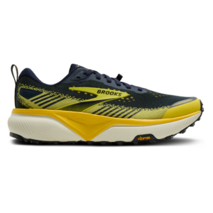 Brooks CASCADIA 20 Trailschuhe Herren Navy/Cyber Yellow/Grey D (normal) 41