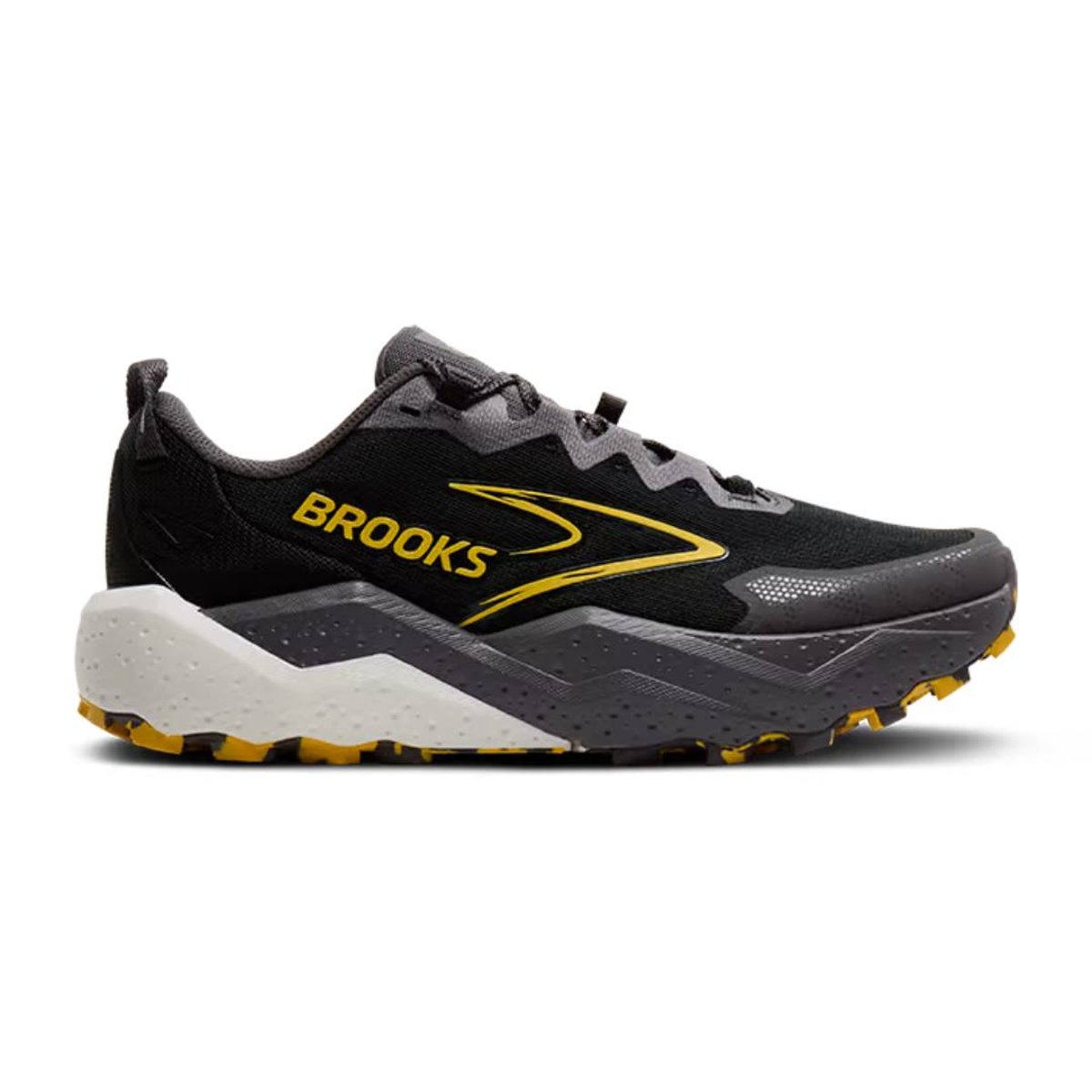 Brooks Caldera 8 Schwarz Gelb SS26 Schuhe, Größe 44 - EUR