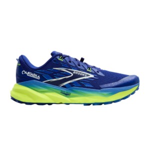 Brooks Cascadia 19 Schuhe Blau Gelb AW25
