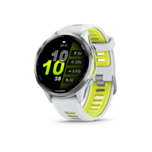 GARMIN FORERUNNER 970 Smartwatch Steinweiss/Titanium Titan