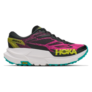 HOKA MAFATE X Trailschuhe Damen Black / Neon Dragonfruit B (normal) 39 1/3