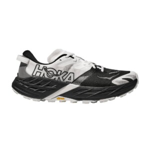 Hoka Speedgoat 7 Wide Laufschuhe Schwarz Weiß SS26, Größe EU 40 2/3