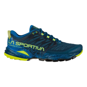 LA SPORTIVA AKASHA II Trailschuhe Herren Storm Blue/Lime Punch 42