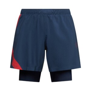 La Sportiva Flow 5" Short Blau Rot, Größe S
