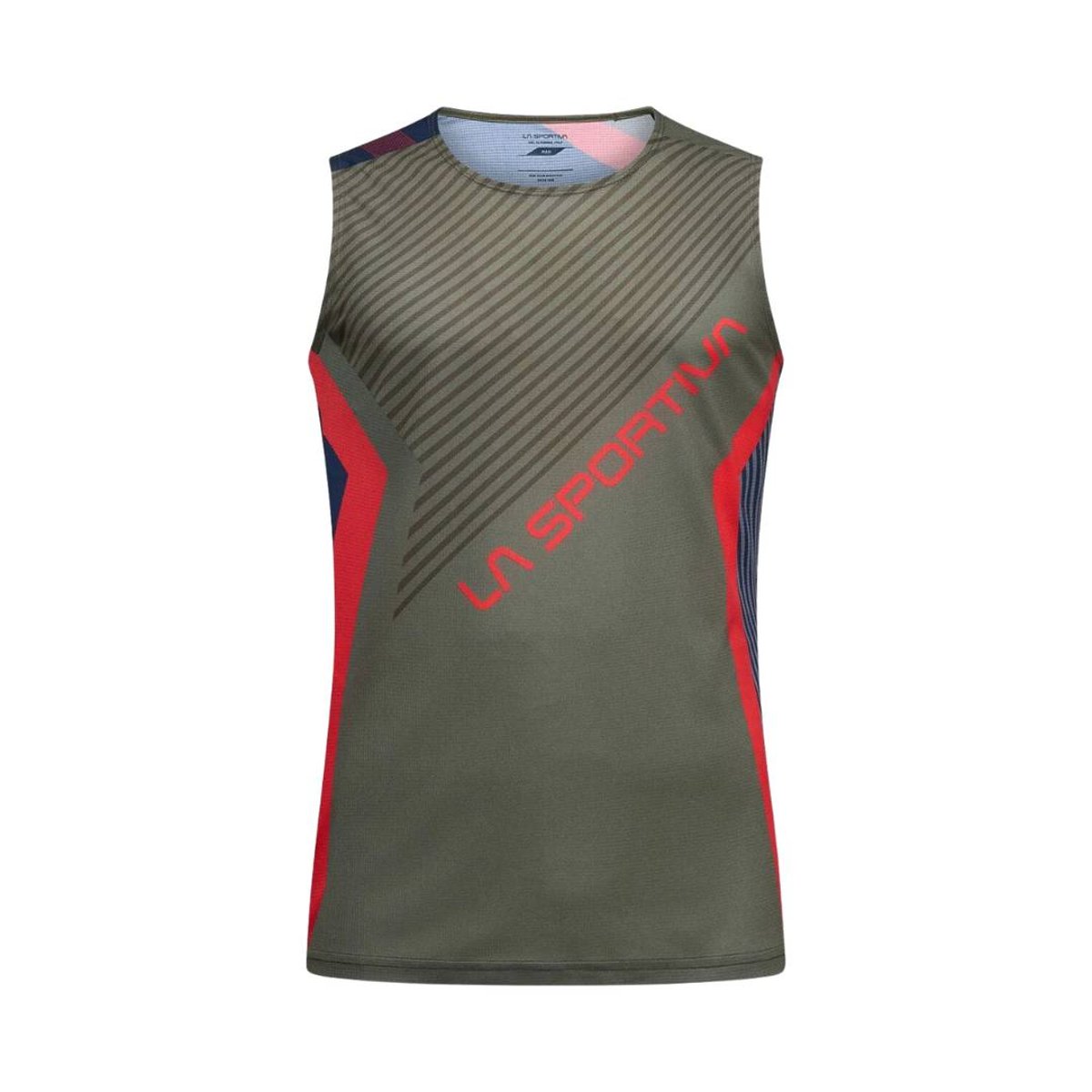 La Sportiva Flow Ärmelloses T-Shirt Grün Blau, Größe S