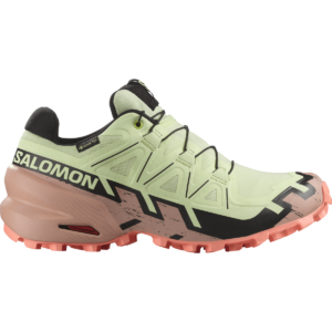 SALOMON SPEEDCROSS 6 GTX Trailschuhe Damen Lime Cream / Mahogany Rose / Black 37 1/3