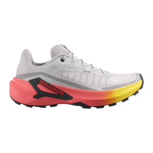 Salomon GENESIS 2 Trailschuhe Damen Gray Violet/Safety Yellow/Neon Flame 38