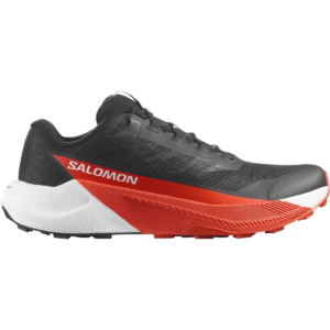 Salomon PULSAR Trailschuhe Herren Black/White/Cherry Tomato 44 2/3