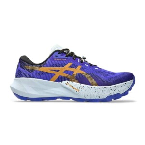 Asics Trabuco 14 Lila Orange SS26 Schuhe, Größe 39 - EUR
