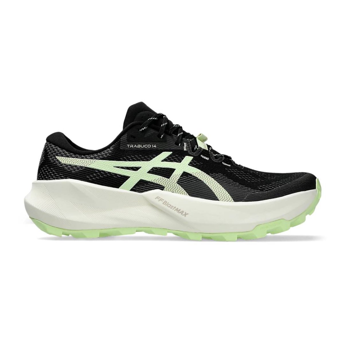 Asics Trabuco 14 Trailrunning-Schuhe Schwarz/Grün AW26, Größe 39 - EUR
