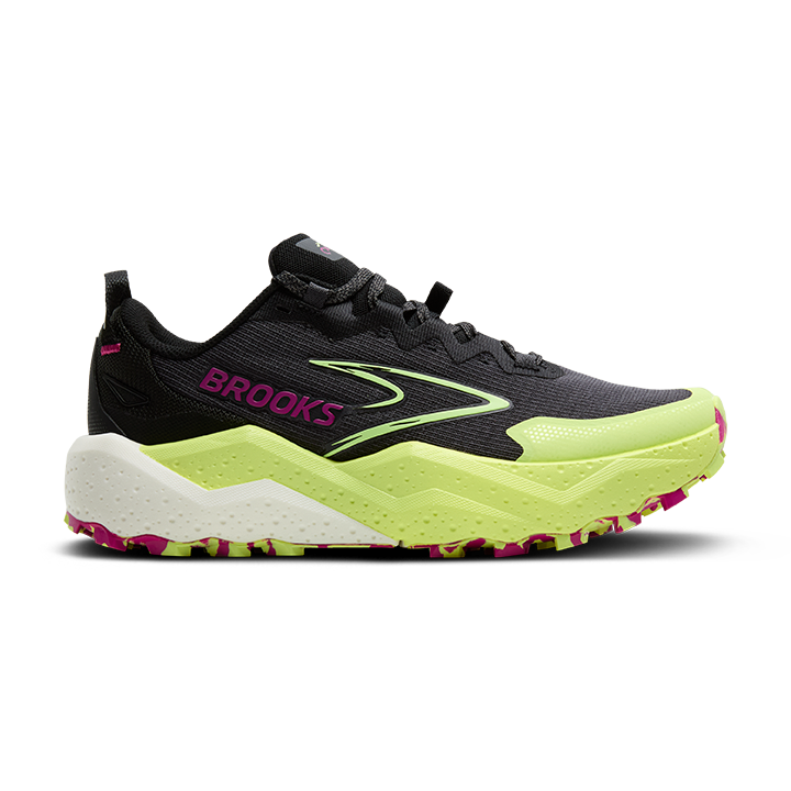BROOKS CALDERA 8 Trailschuhe Damen Grey/Black/Lime B (normal) 38