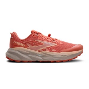 Brooks Cascadia 19 Orange Beige SS26 Damenschuhe, Größe 38 - EUR