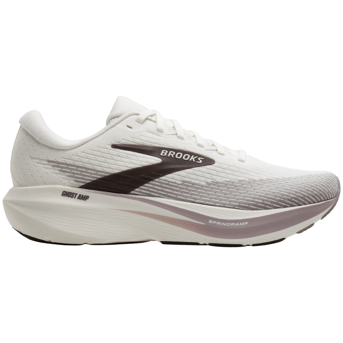Brooks GHOST AMP Laufschuhe Herren Coconut/Purple Dove/Raisin D (normal) 42