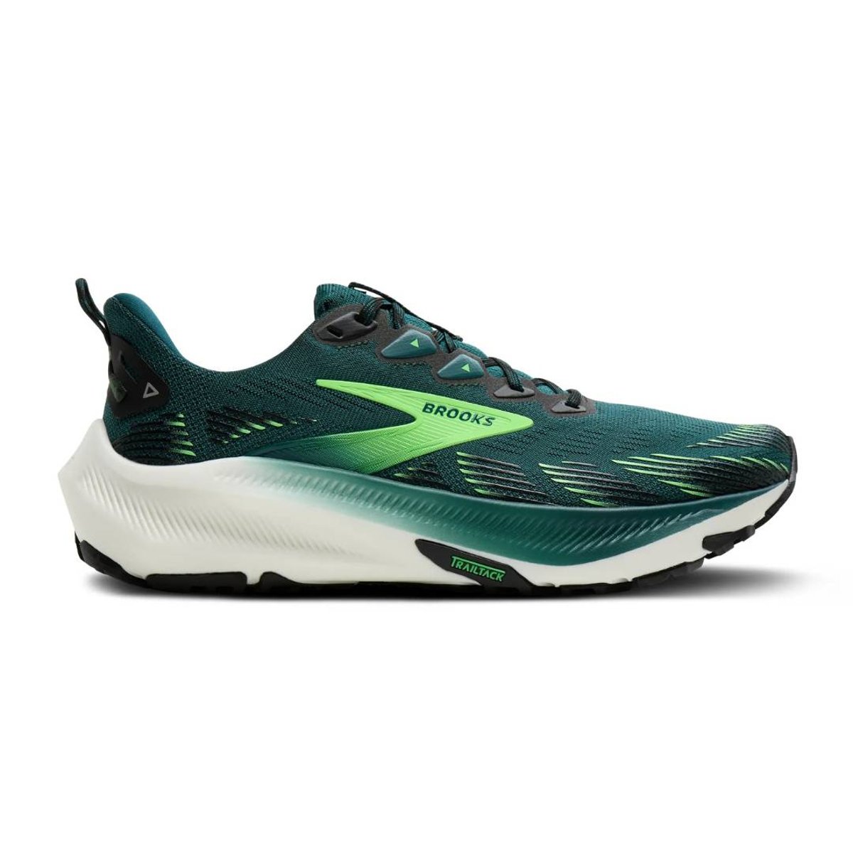 Brooks Ghost Trail Schuhe Grün SS26, Größe 45,5 - EUR
