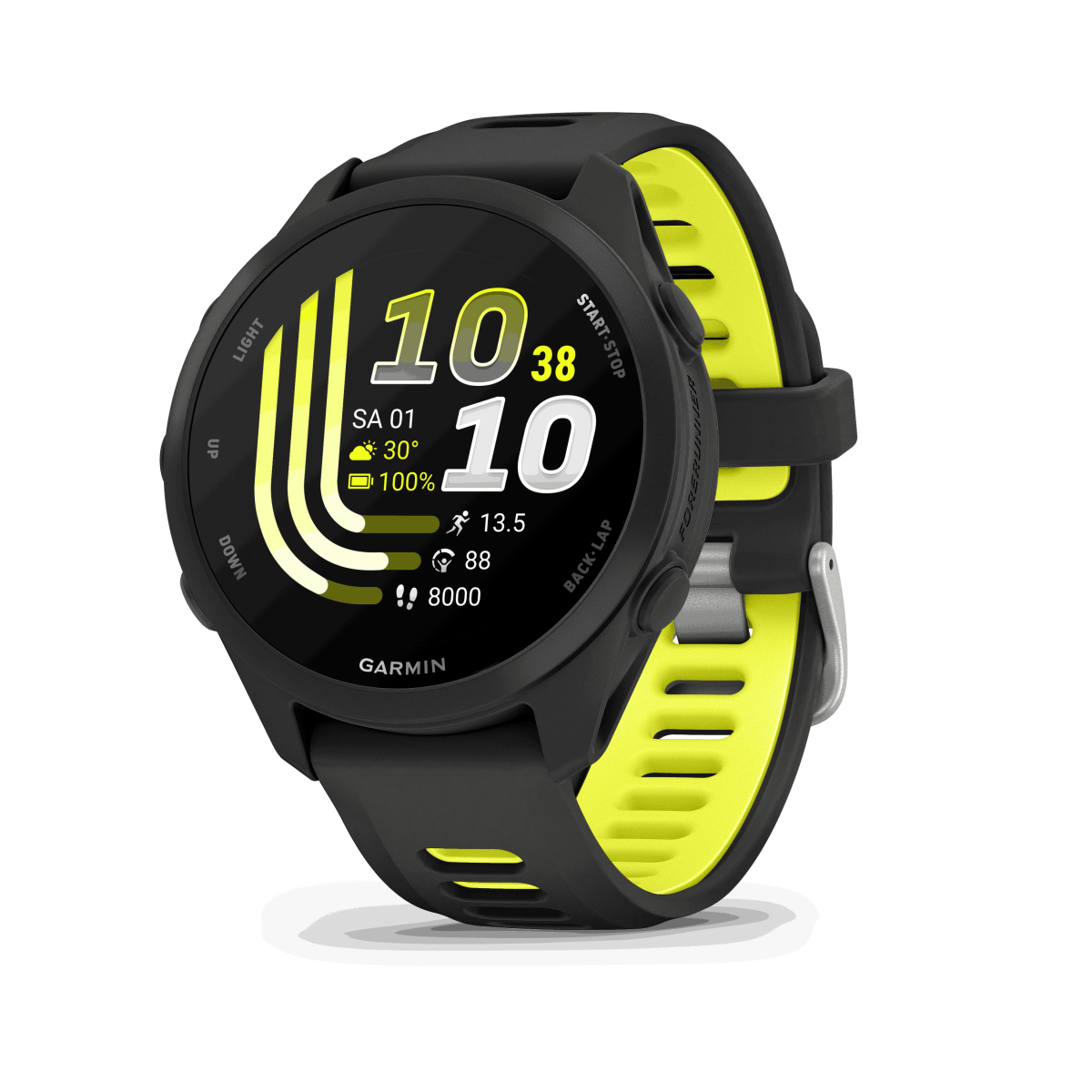GARMIN FORERUNNER 170 MUSIC Smartwatch Black/Amp Yellow