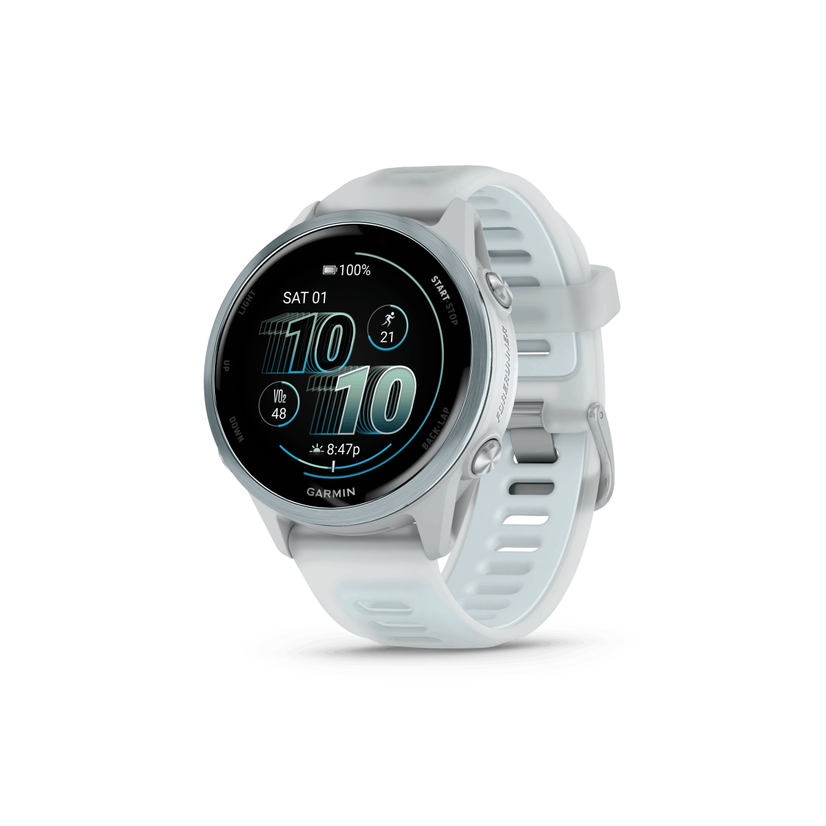 Garmin Forerunner 570 Smartwatch Whitestone/Cloud Blue 42mm