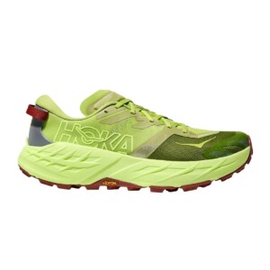 Hoka Speedgoat 7 Laufschuhe Grün Rot SS26, Größe EU 42