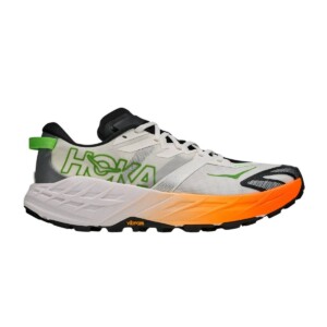 Hoka Speedgoat 7 Schuhe Weiß Orange AW26, Größe EU 40 2/3