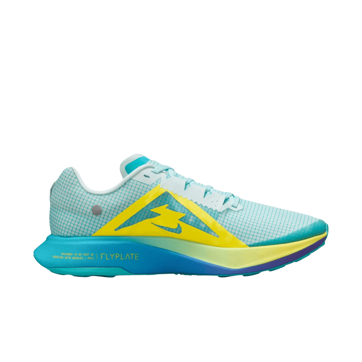 NIKE ZOOMX ULTRAFLY TRAIL Trailschuhe Herren DUSTY CACTUS/OPTI YELLOW/GLACIER BLUE 42,5