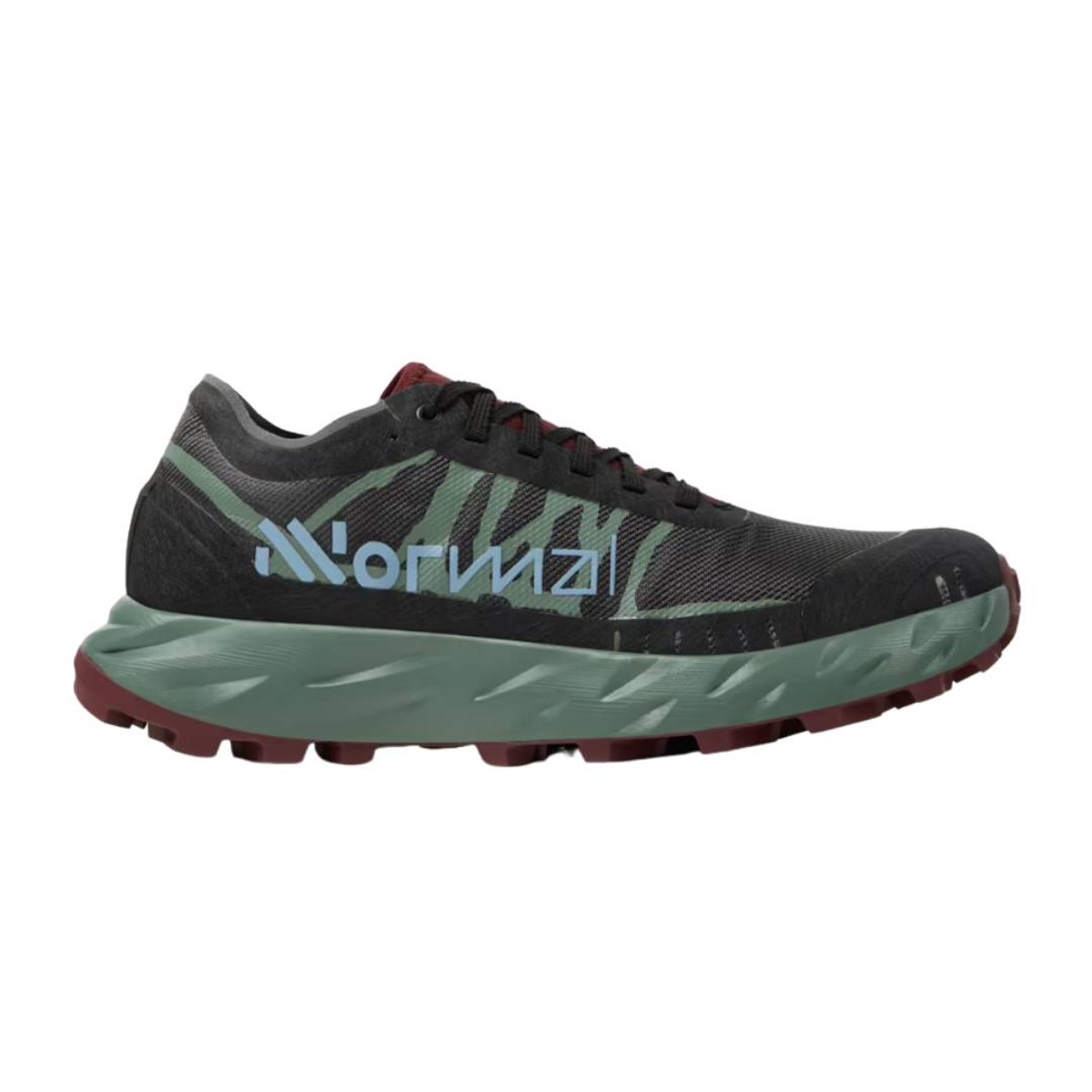 NNormal Kjerag Brut Schuhe Schwarz Grün AW25 Unisex, Größe EU 38 2/3