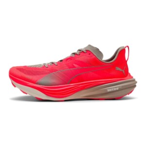 Puma Deviate NITRO Elite Trail Laufschuhe Rot/Grau AW26, Größe 39 - EUR