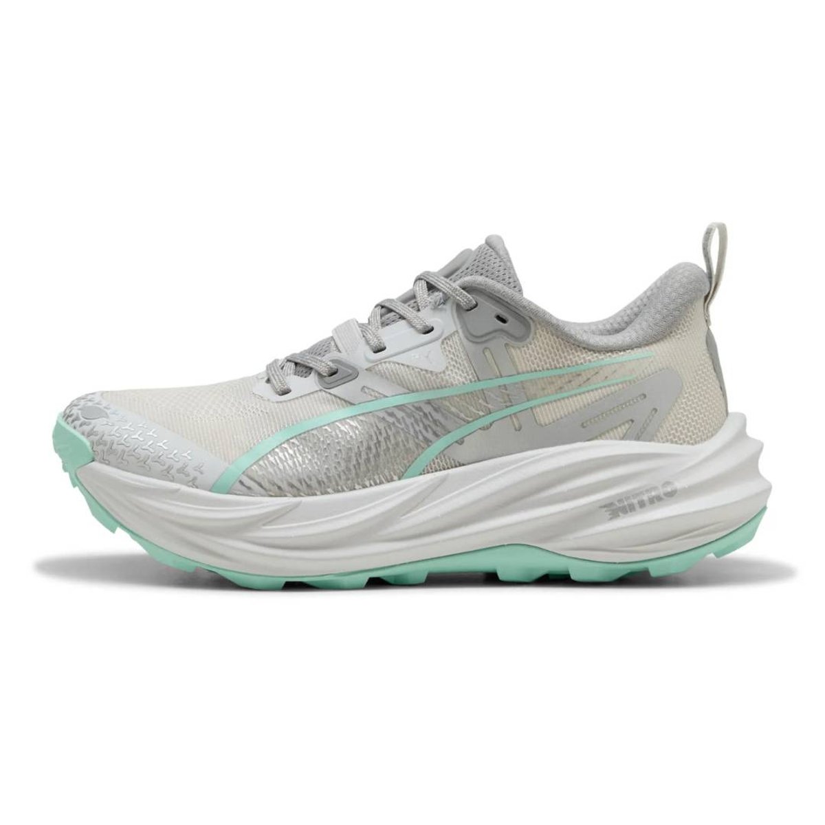Puma Voyage NITRO 4 Grau Grün AW25 Damen, Größe 37,5 - EUR