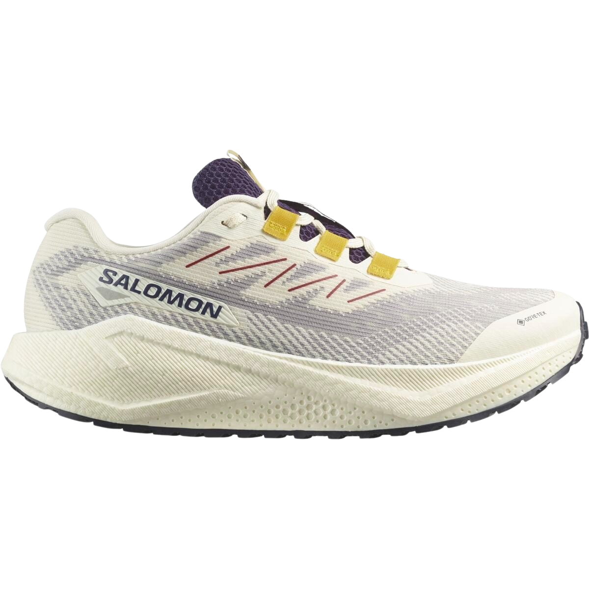 Salomon AERO BLAZE 3 GRVL GTX Gravel-Laufschuhe Herren Vanilla Ice/Astral Aura/Lemon 47 1/3