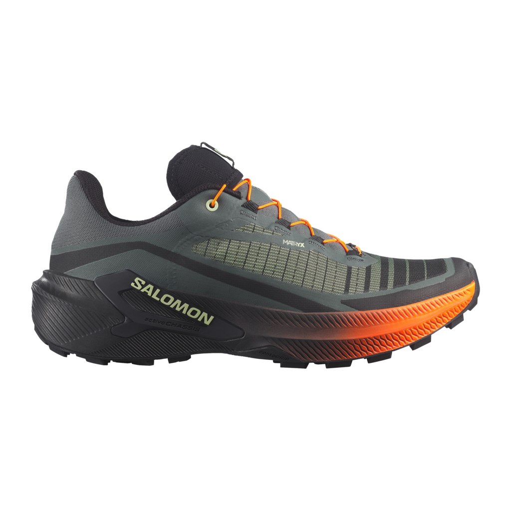 Salomon GENESIS 2 Trailschuhe Herren Urban Chic/Black/Lime Cream 40 2/3