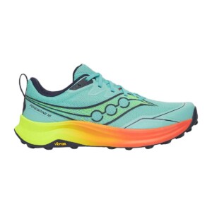 Saucony Peregrine 16 Laufschuhe Blau Orange SS26, Größe 42 - EUR