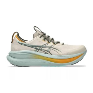 Asics Gel-Nimbus 28 TR Laufschuhe Beige Orange AW26, Größe 41,5 - EUR