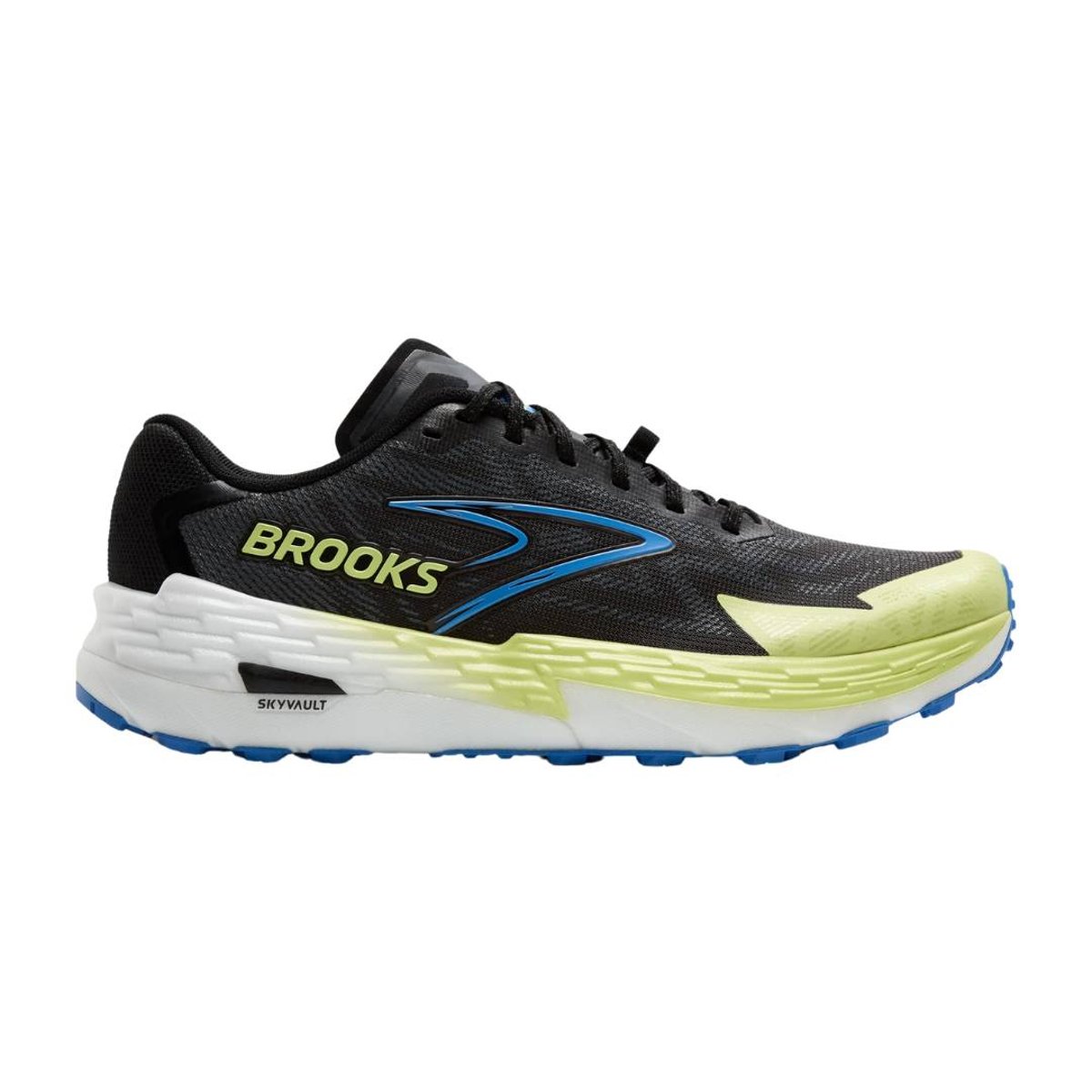 Brooks Catamount 4 Schuhe Schwarz Gelb AW25, Größe 47,5 - EUR