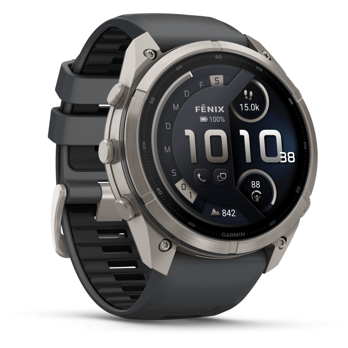 Garmin Fenix 9 PRO inReach 47mm AMOLED Graphit GPS-Multisport-Smartwatch