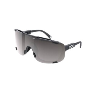 POC Devour Mid Brille Schwarz mit grauer Scheibe