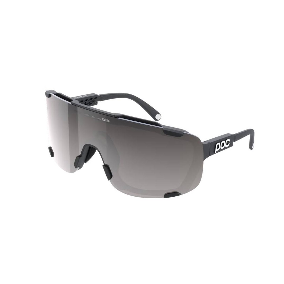 POC Devour Mid Brille Schwarz mit grauer Scheibe