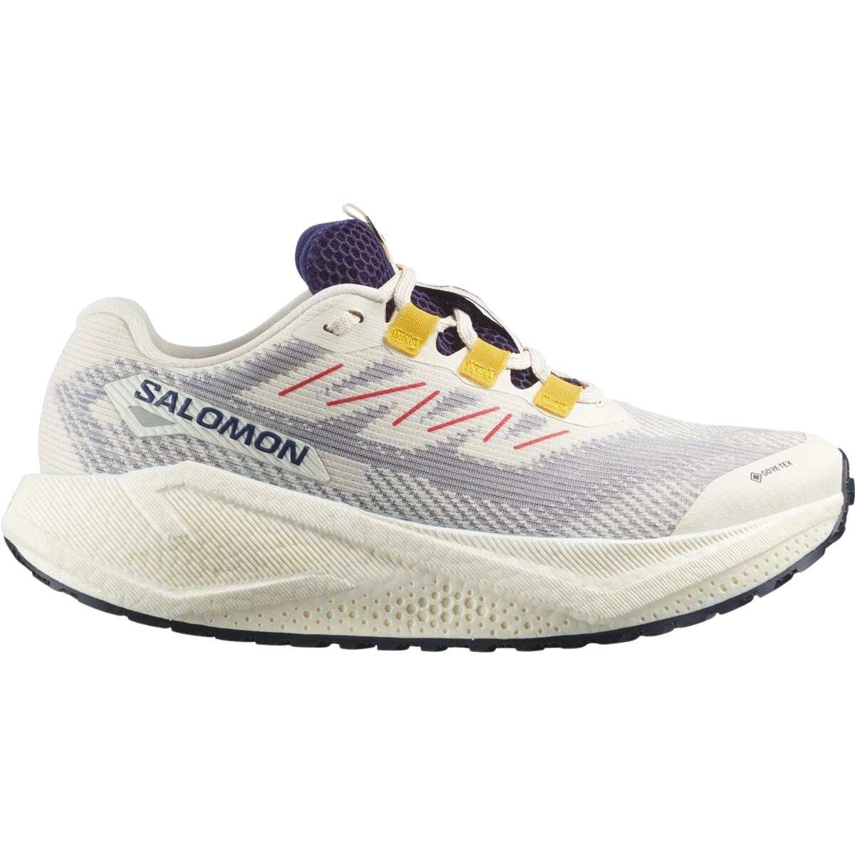 Salomon AERO BLAZE 3 GRVL GTX Gravel-Laufschuhe Damen Vanilla Ice/Astral Aura/Lemon 40 2/3