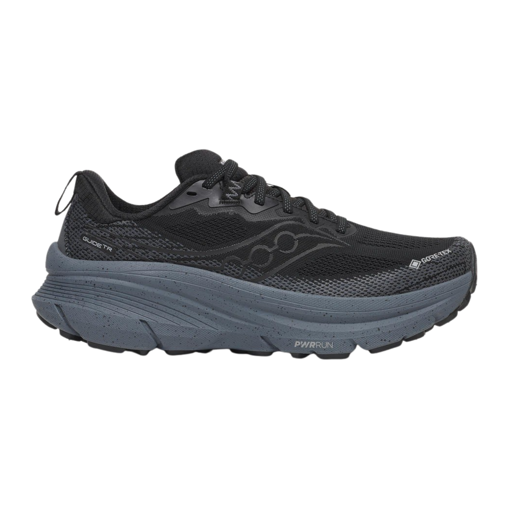 Saucony GUIDE TR GTX Laufschuhe Damen Black/Gunmetal 37,5
