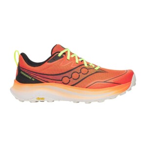 Saucony Peregrine 16 Schuhe Orange Weiß SS26