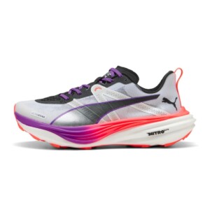 Schuhe Puma Deviate Nitro Elite Trail Weiß Rot SS25 Damen, Größe 37 - EUR