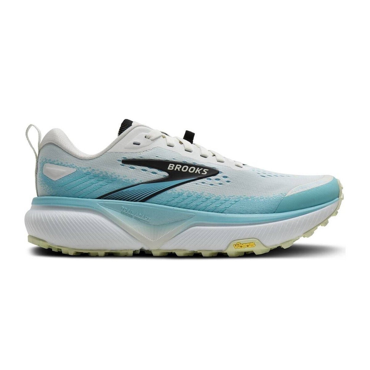 Brooks Cascadia 20 Laufschuhe Weiß Blau AW26 Damen, Größe 35.5 EUR
